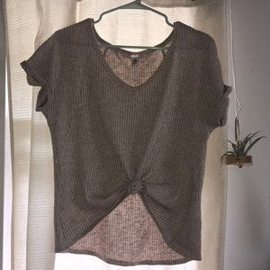 Casual beige Mahina brand shirt